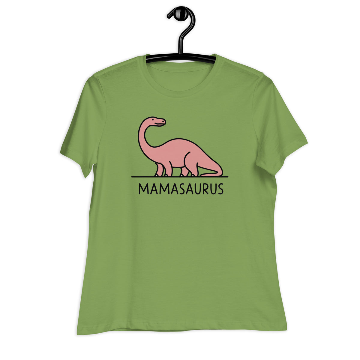 Simple Brontosaurus Mamasaurus - Women&#39;s Dinosaur Shirt