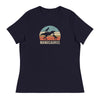 Mamasaurus Sunset - Women's Dinosaur Shirt