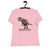 Realistic Piggyback Mamasaurus - Women's Dinosaur T-Shirt