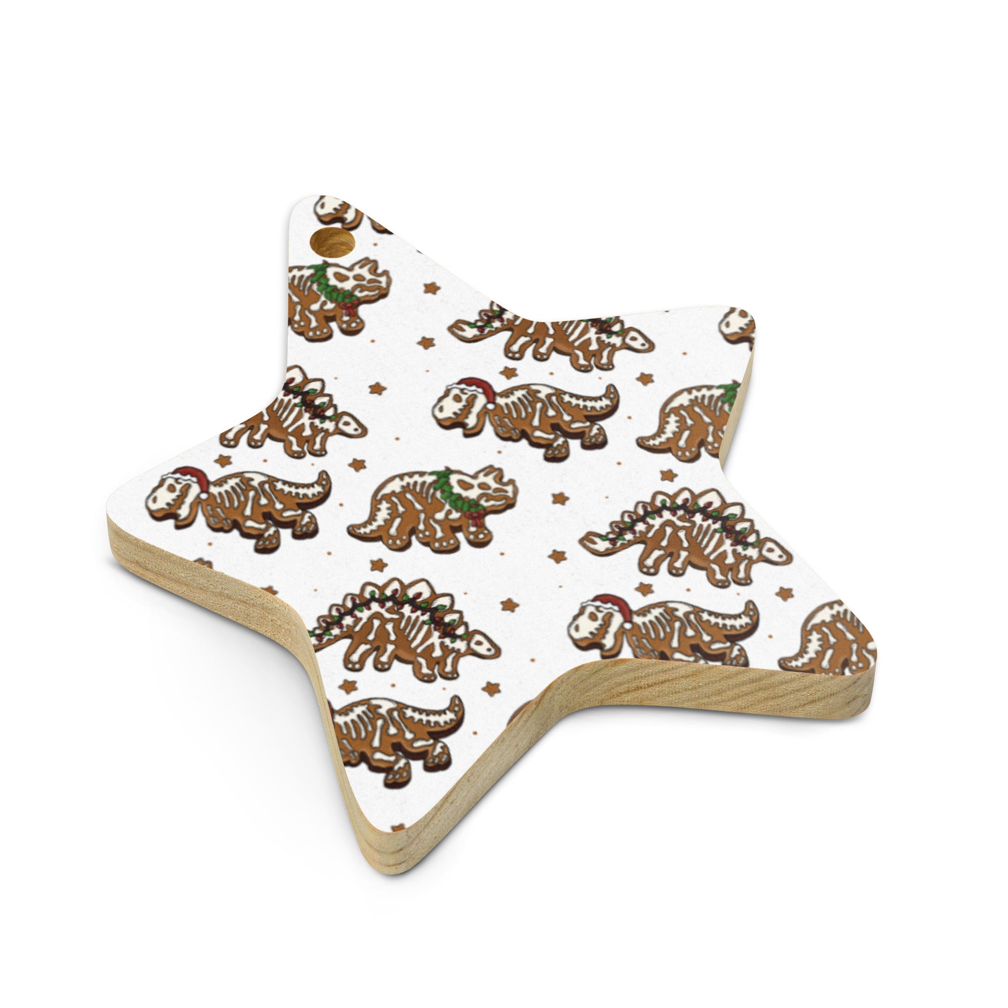Gingerbread Skeleton - Dinosaur Christmas Ornaments