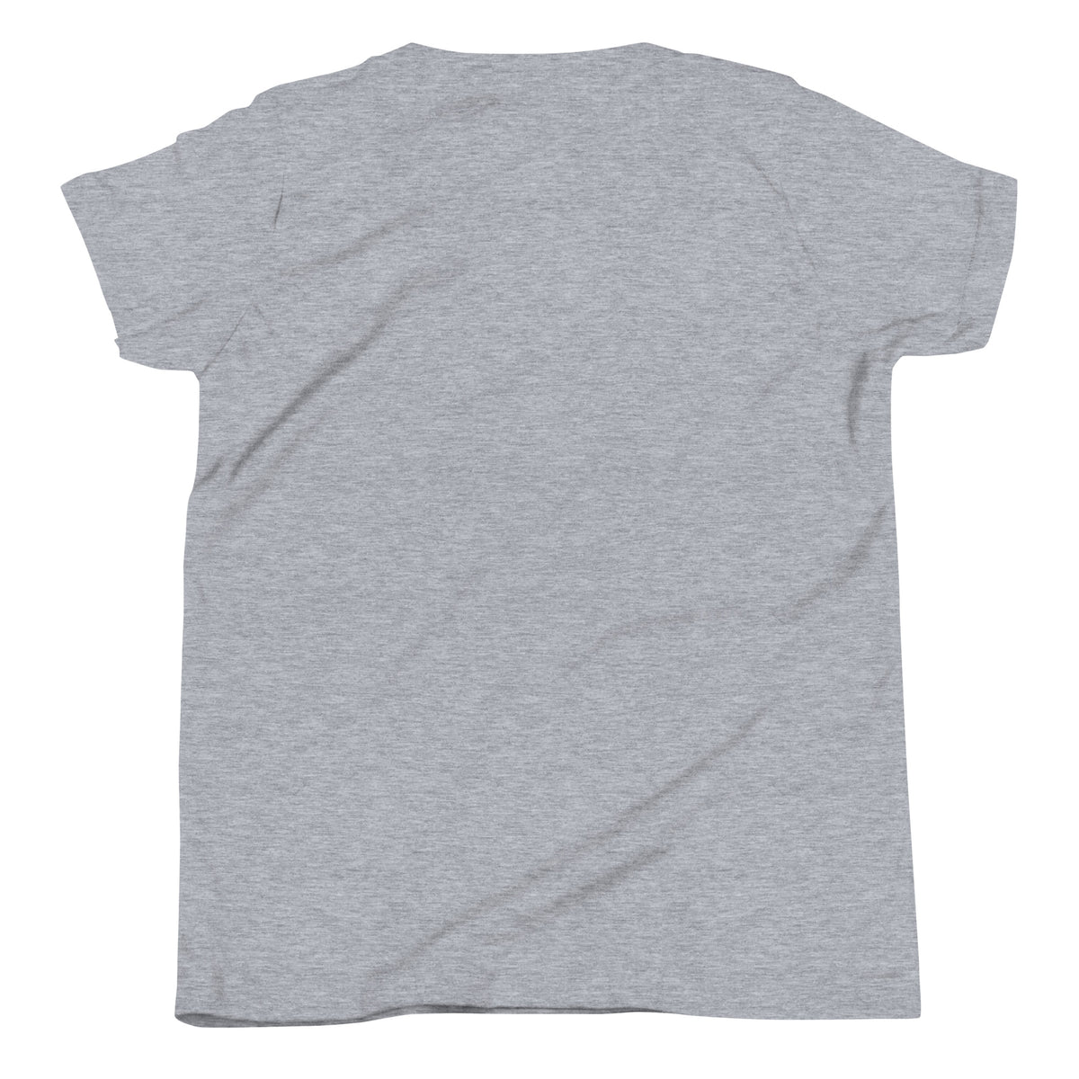 Name-Saurus personalized dinosaur t-shirt in , Printful preview with placeholder text YOUR NAME where the child's name prints, front view