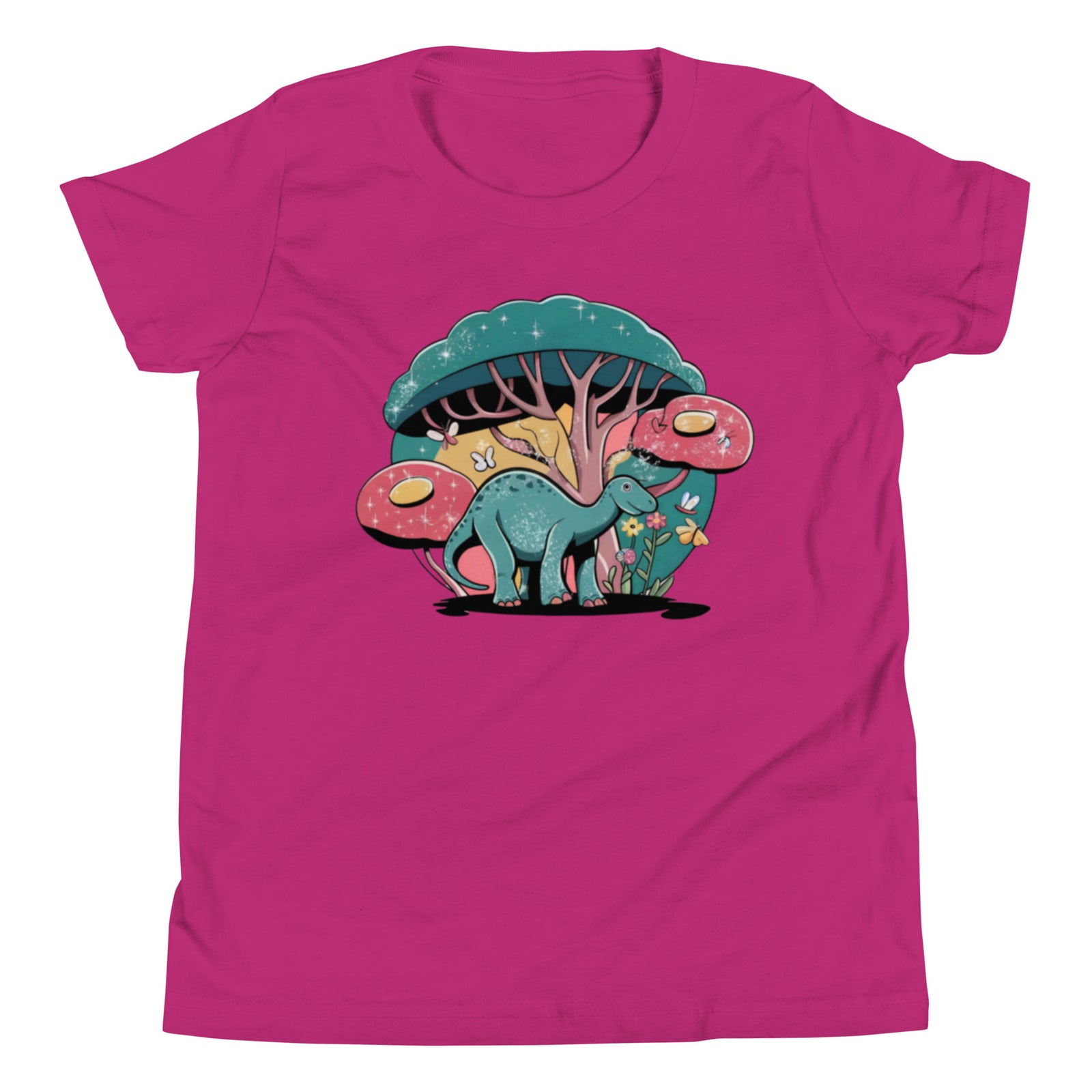 Abstract Dino Forest - Youth Dinosaur T-Shirt