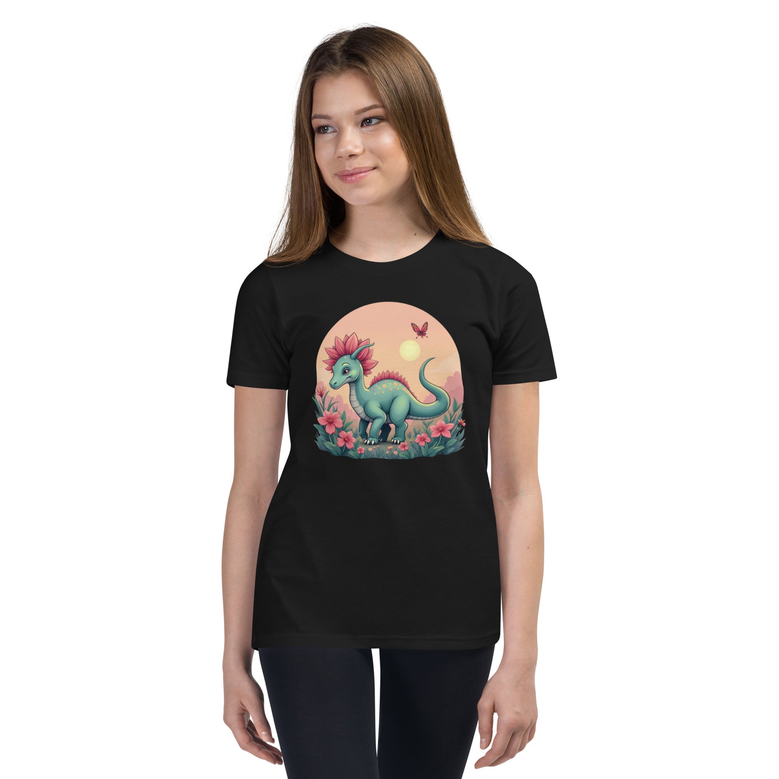 Dinosaur Fairyland - Girls Youth Dinosaur T-Shirt