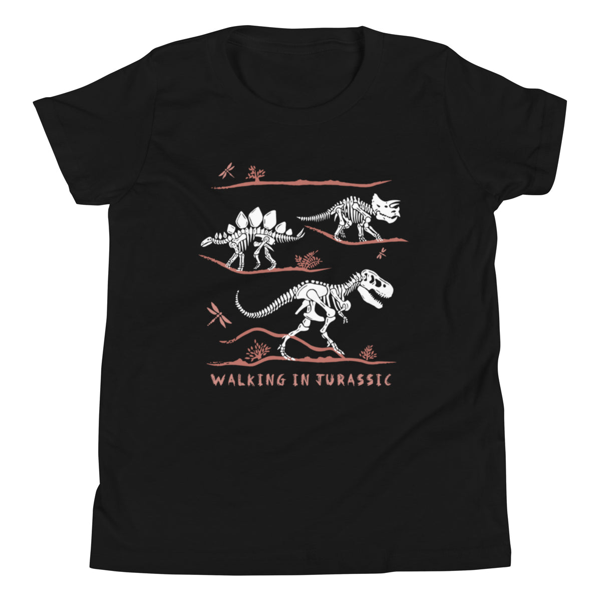 Walking in the Jurassic - Kids Dinosaur Shirt