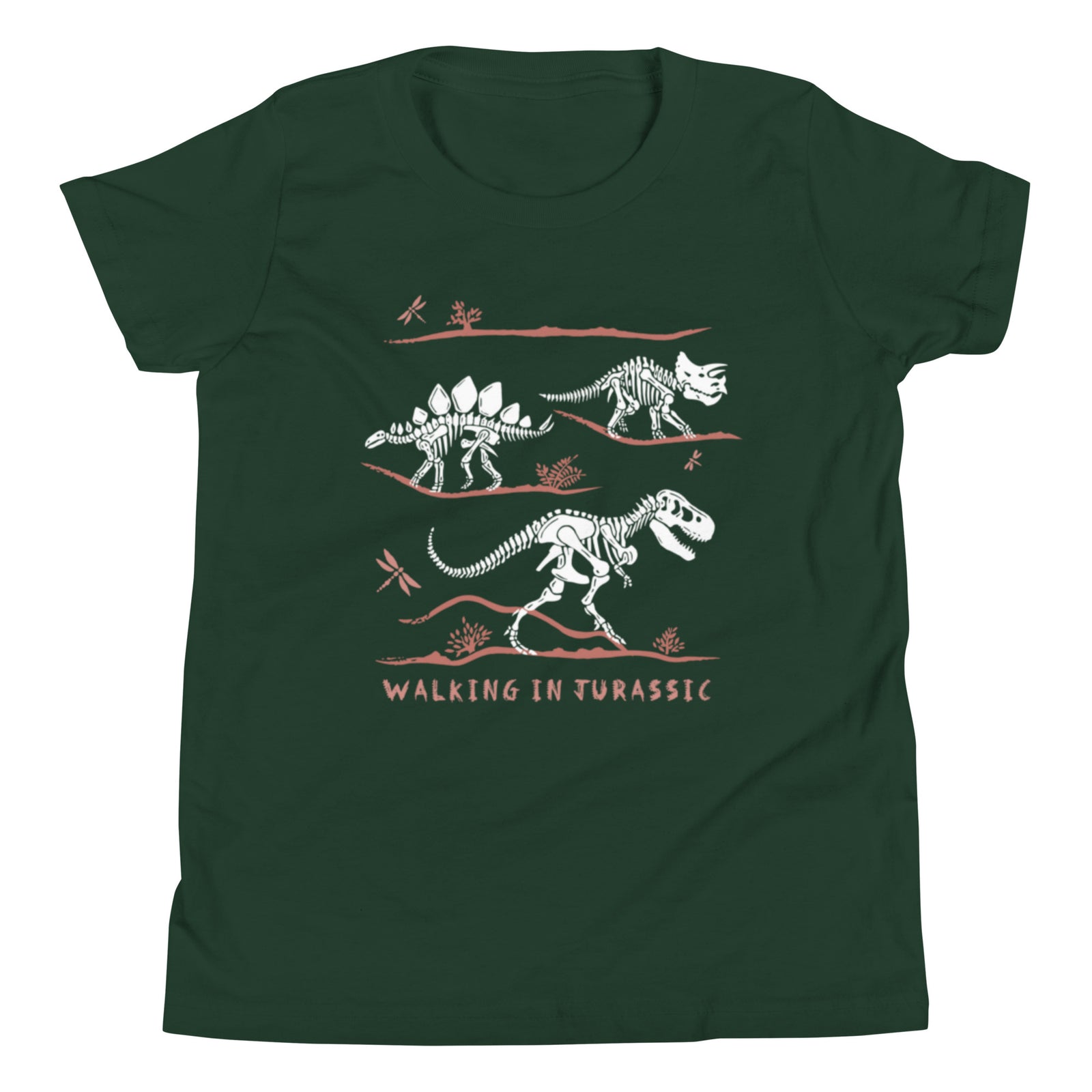 Walking in the Jurassic - Kids Dinosaur Shirt