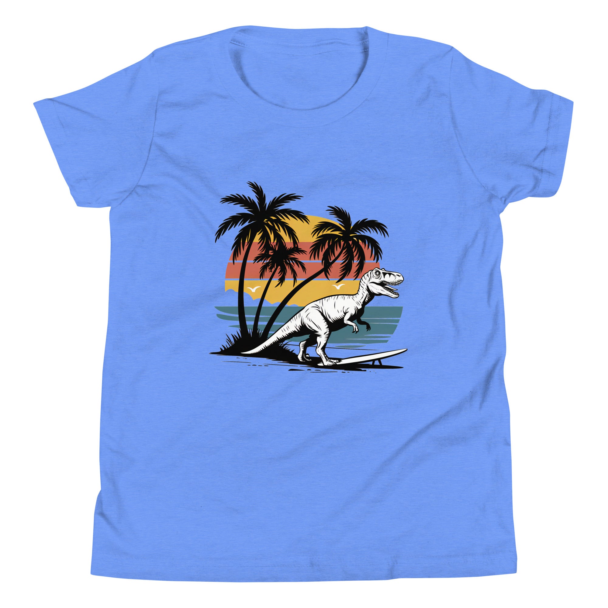 Surfin T-Rex - Youth Dinosaur T-Shirt