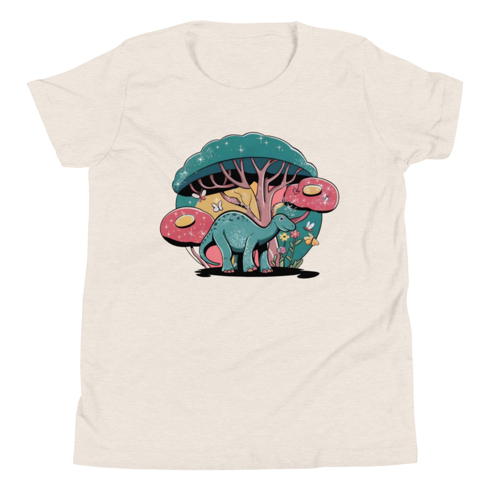 Abstract Dino Forest - Youth Dinosaur T-Shirt