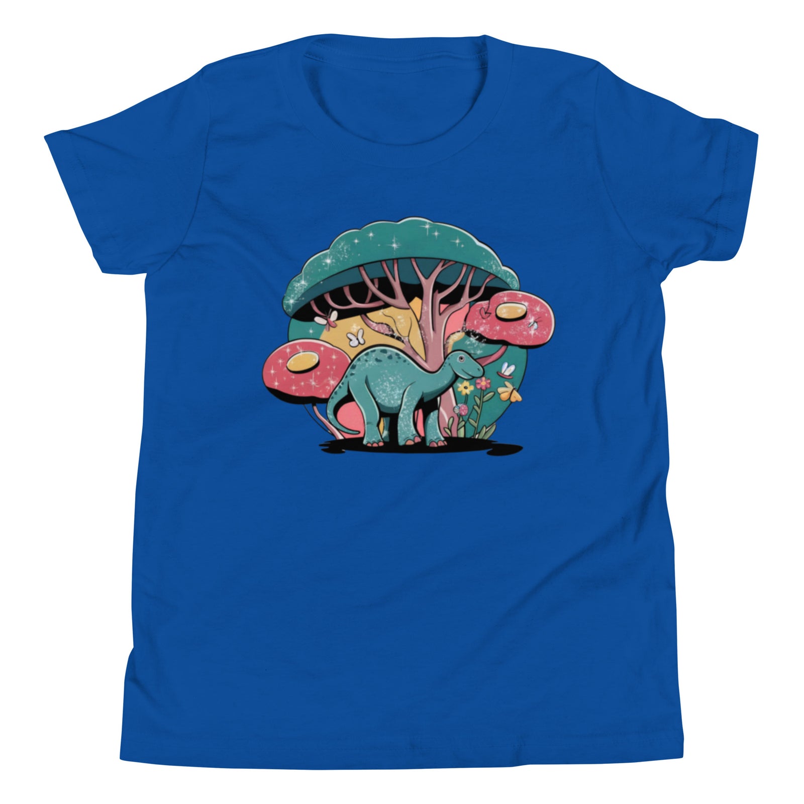 Abstract Dino Forest - Youth Dinosaur T-Shirt