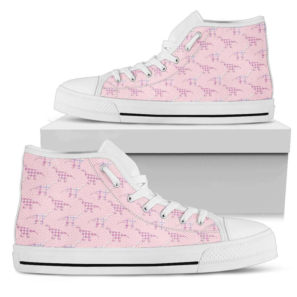 Pink dinosaur hot sale converse