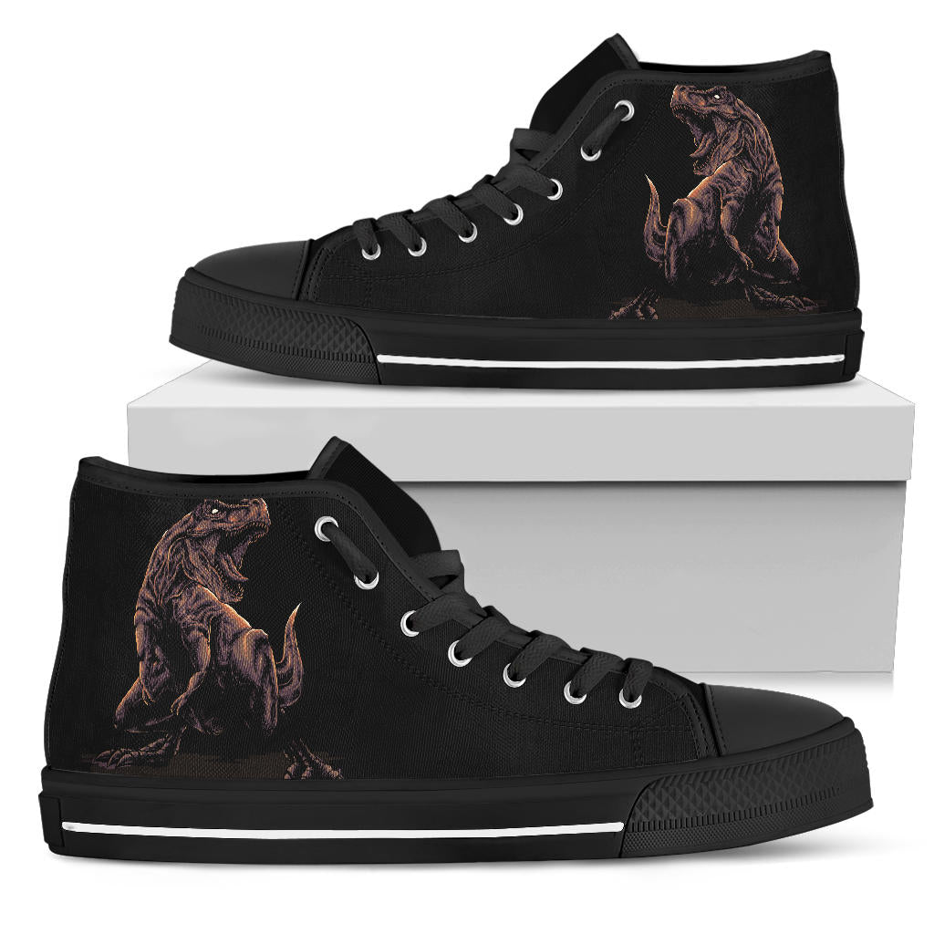 Angry Rex - Adult Dinosaur High Top Shoe