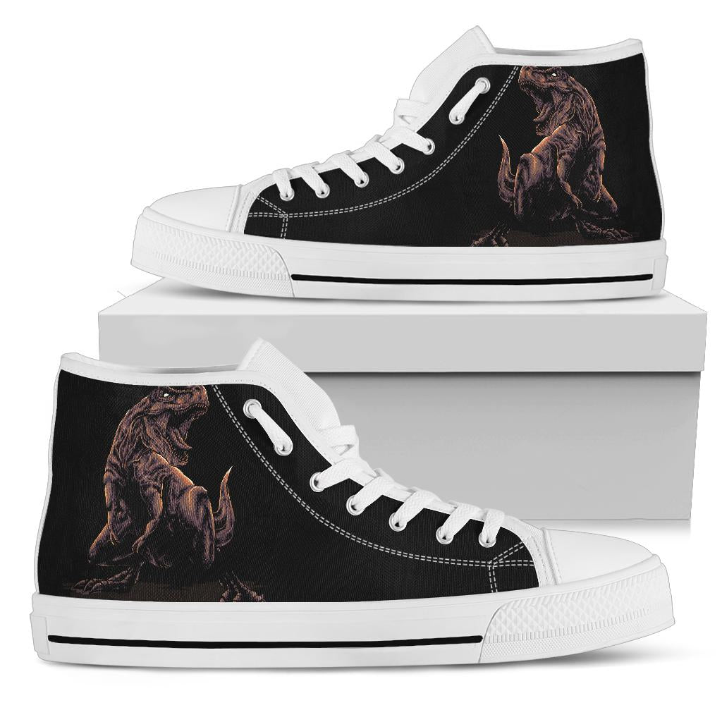 Angry Rex - Adult Dinosaur High Top Shoe