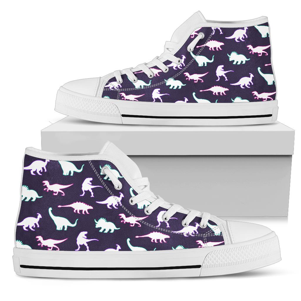 Neon Dinosaurs Womens Dinosaur Shoes Jurassic Apparel