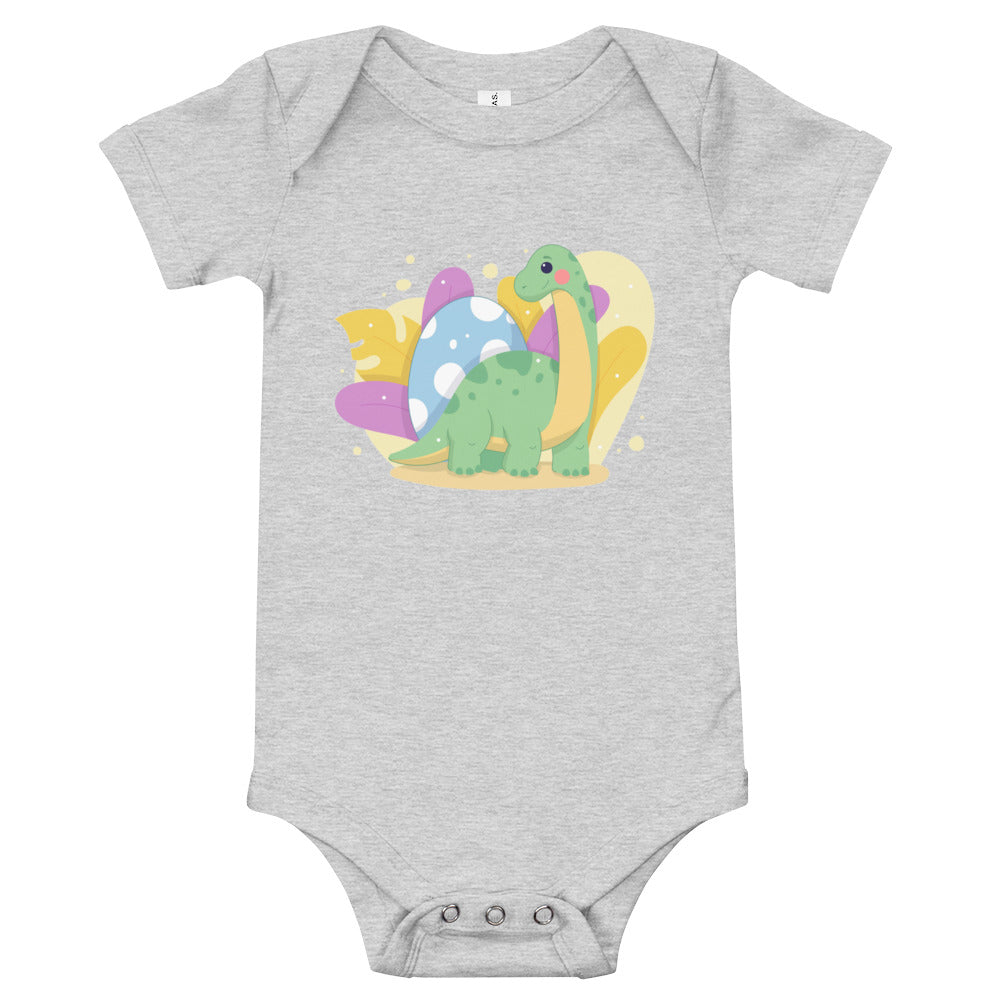 Baby Brontosaurus - Baby Dinosaur Bodysuit