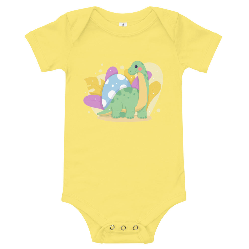 Baby Brontosaurus - Baby Dinosaur Bodysuit