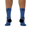 Blue Adult Dinosaur Socks