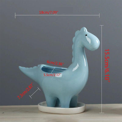 Cartoon Dinosaur Ceramic Succulent Pot
