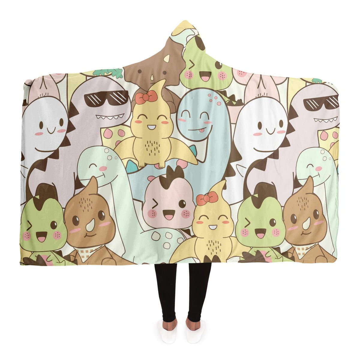 Hooded Dinosaur Blanket