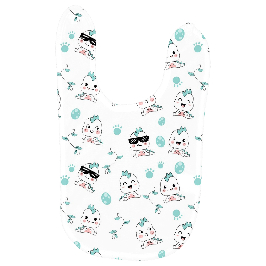 Dinosaur Baby Bib - Cute Baby Dinos