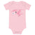 Dinosaur Baby Bodysuit - Pink Pterodactly