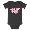 Dinosaur Baby Bodysuit - Pink Pterodactly