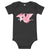 Dinosaur Baby Bodysuit - Pink Pterodactly