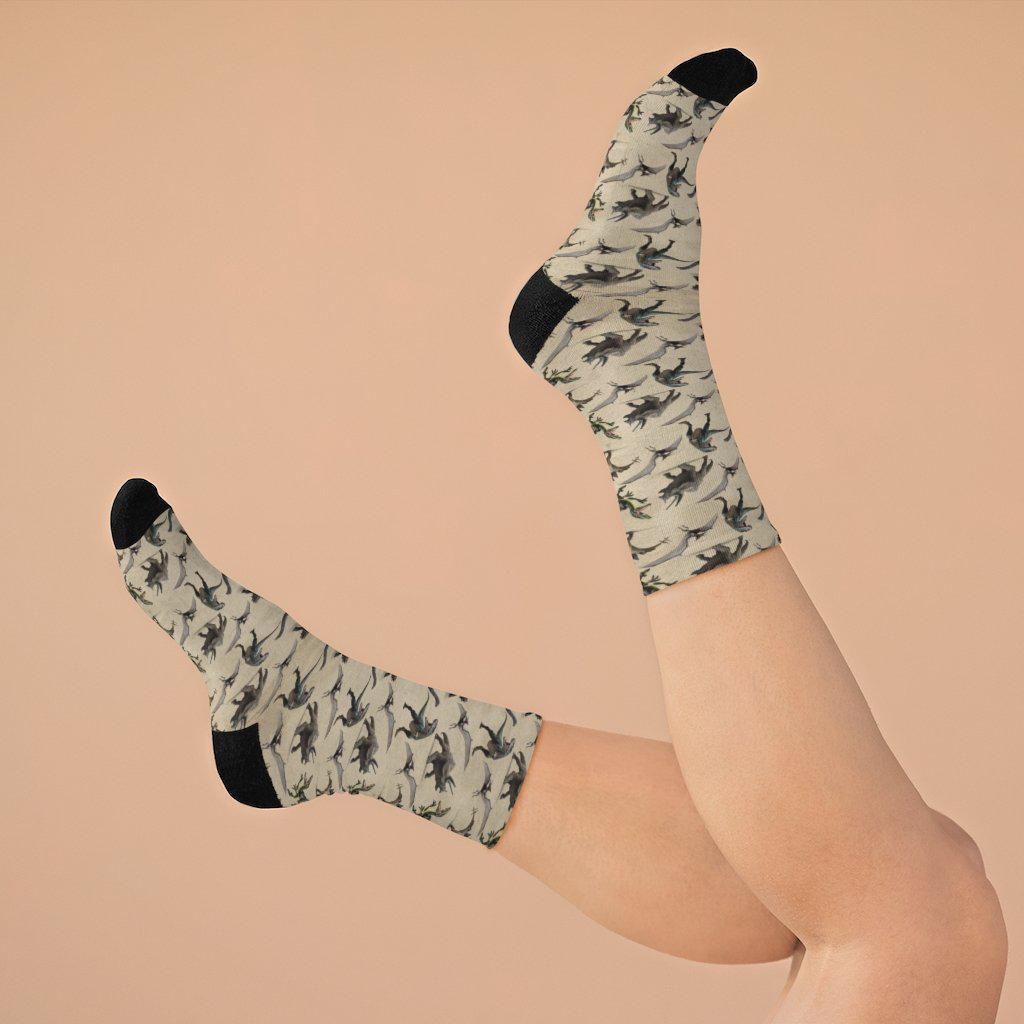 Dinosaur Socks Womens