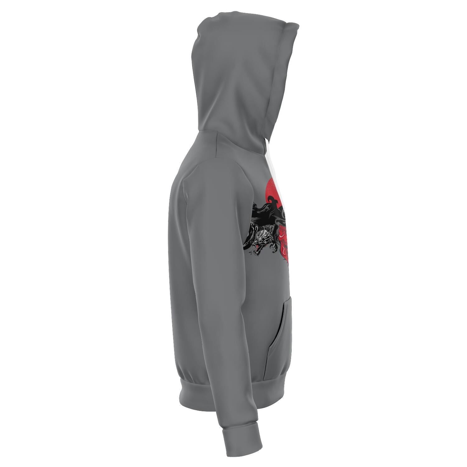 Right Side Of Adult Dinosaur Hoodie