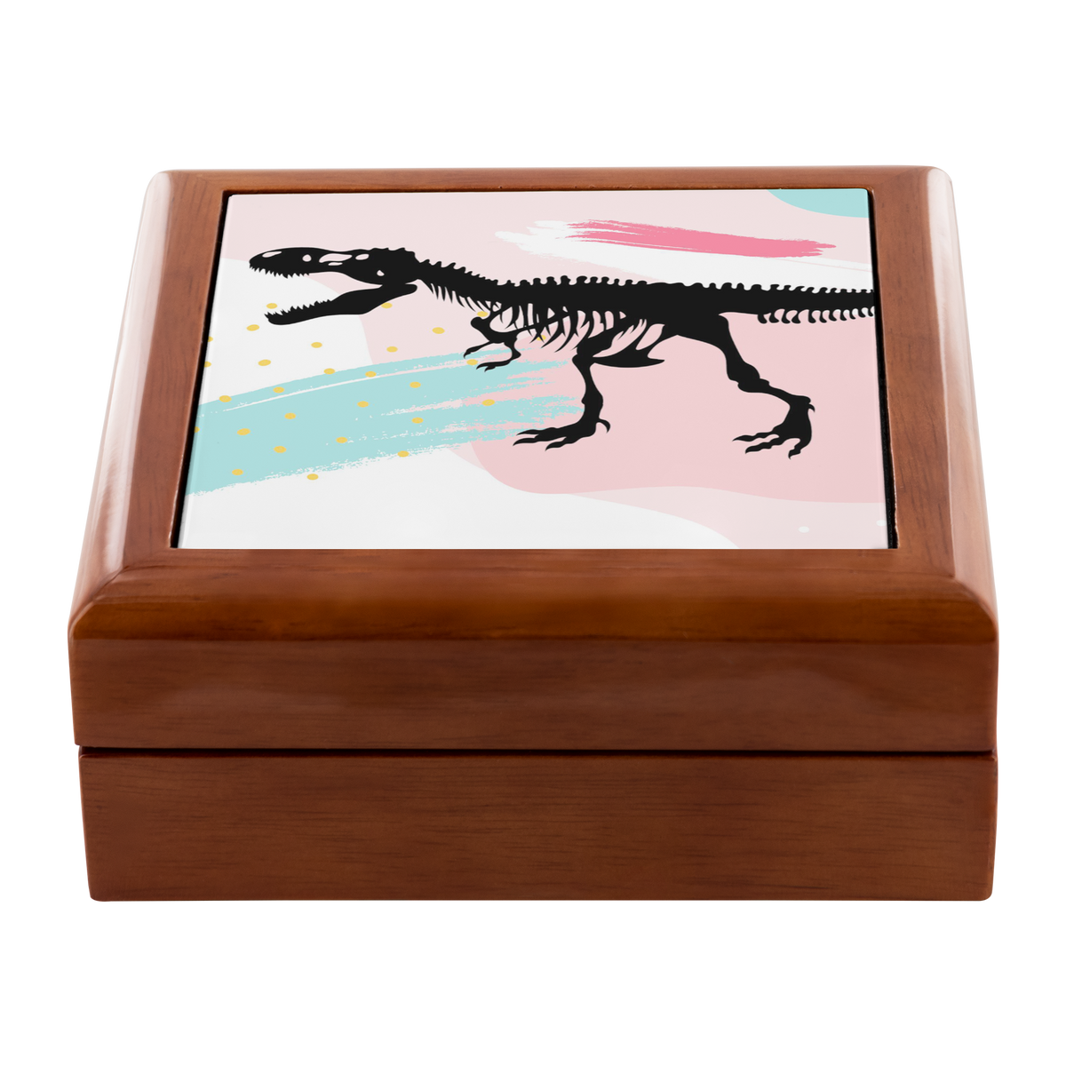 Light Brown Dinosaur Jewelry Box