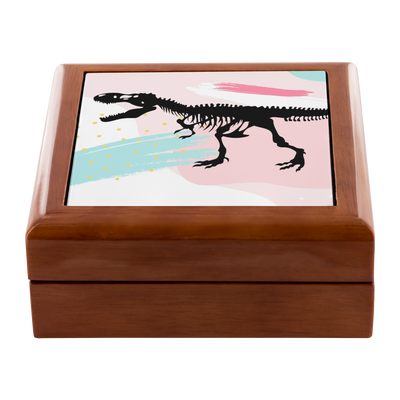 Light Brown Dinosaur Jewelry Box