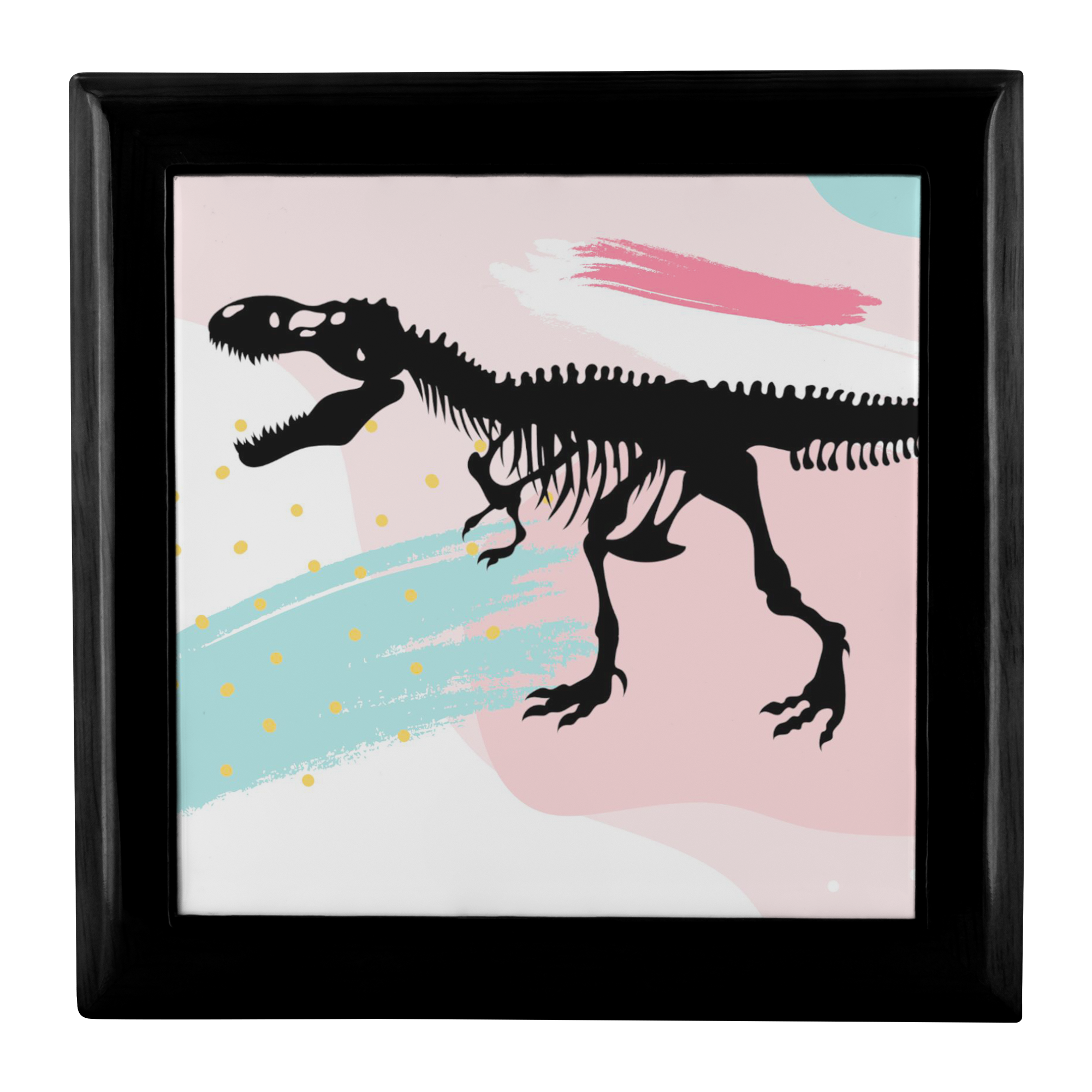 Black Dinosaur Jewelry Box