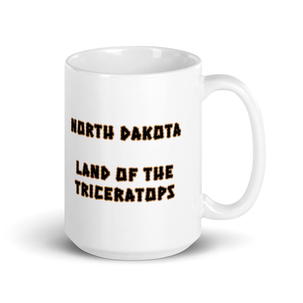 Coffee Mug Of Dinosaurs In North Dakota