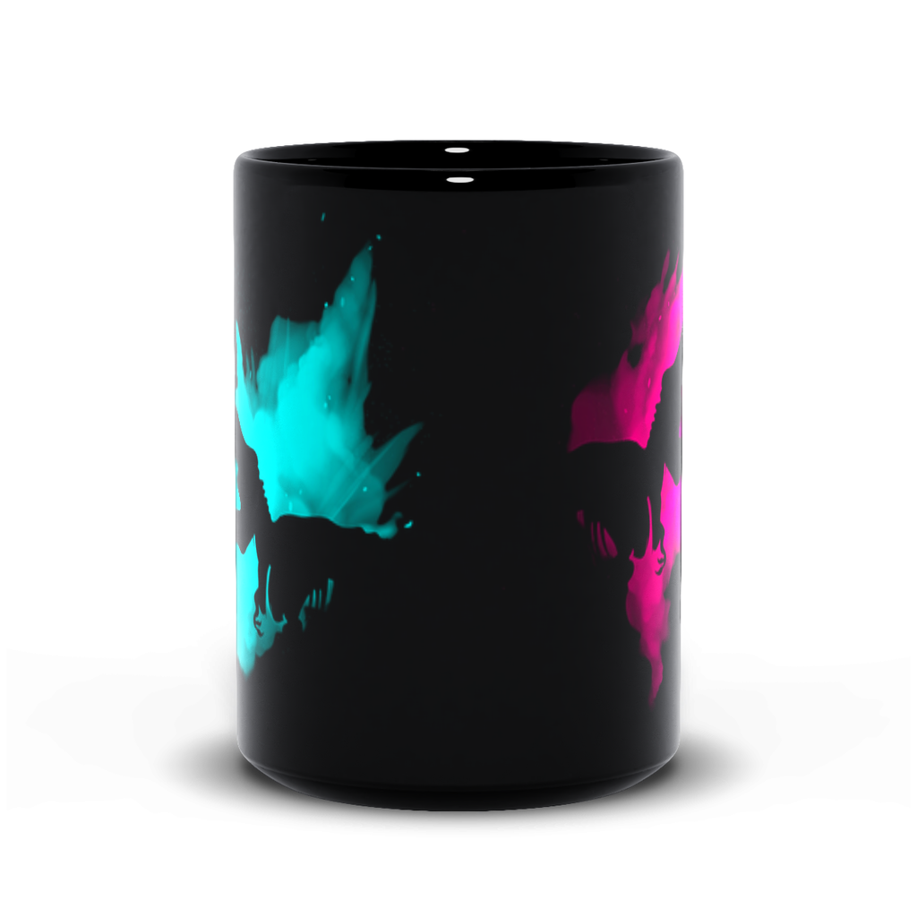 Pink &amp; Blue Dinosaur Mug