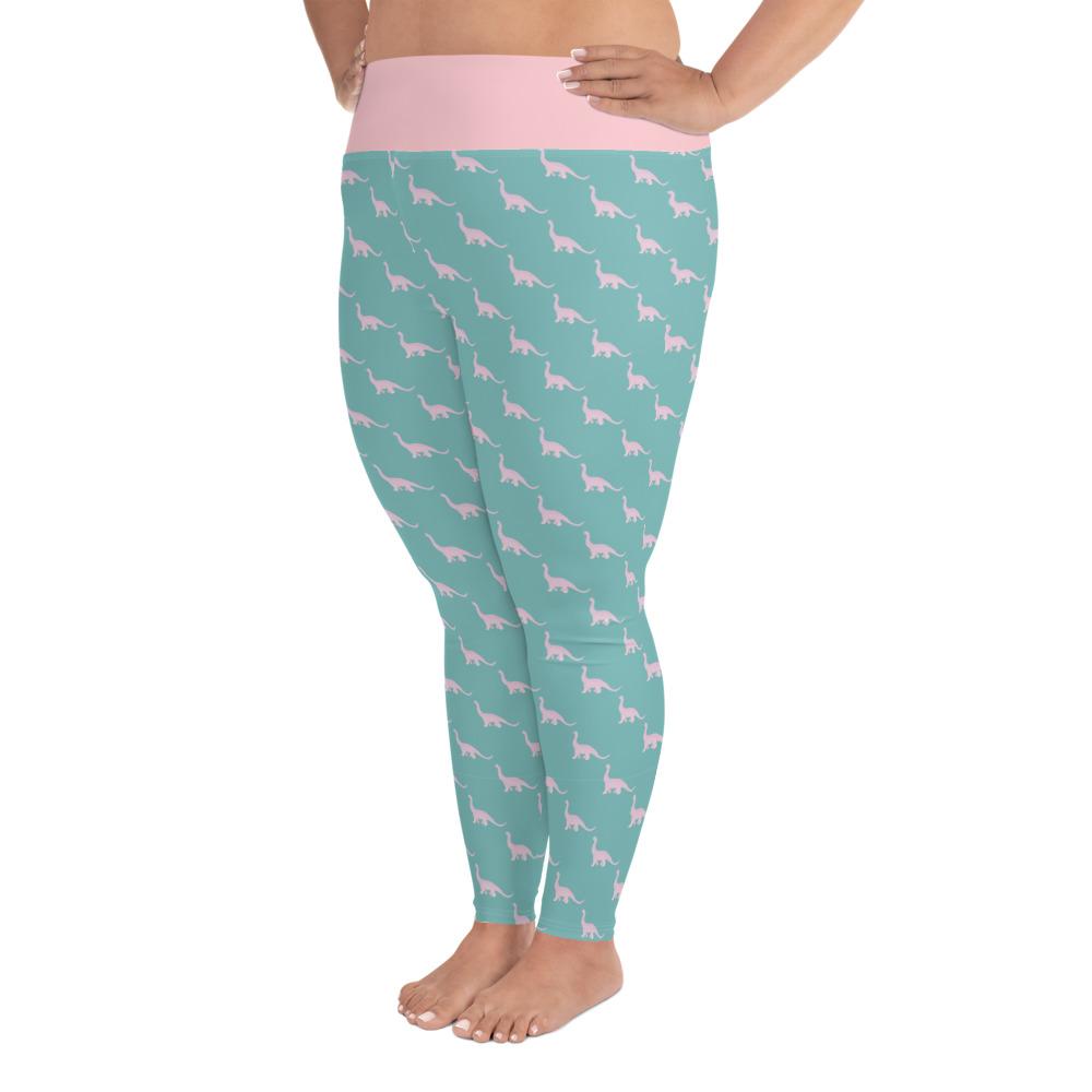 Adult Dinosaur Leggings Plus Sized