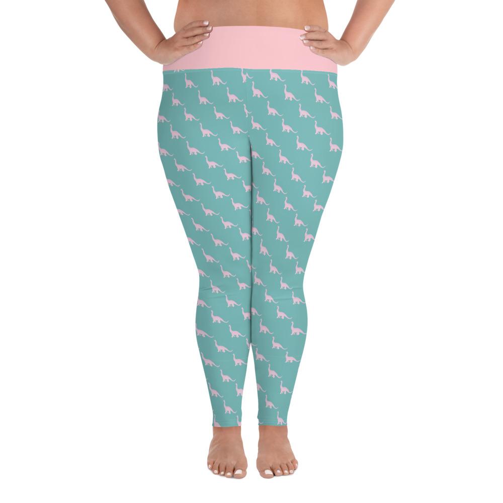 Plus Size Dinosaur Leggings