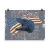 Dinosaur Poster - Freedom Forever