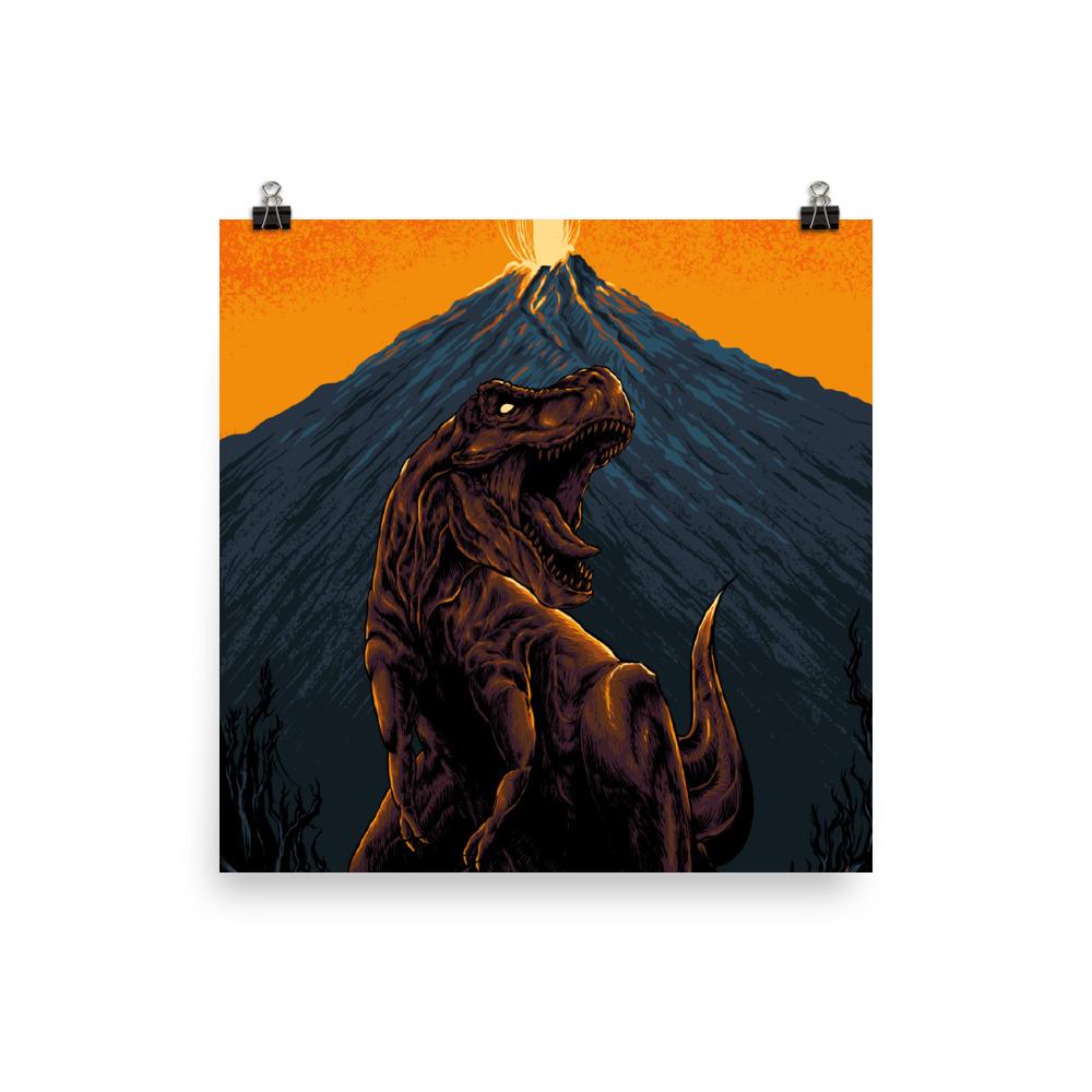 Dinosaur Art Poster