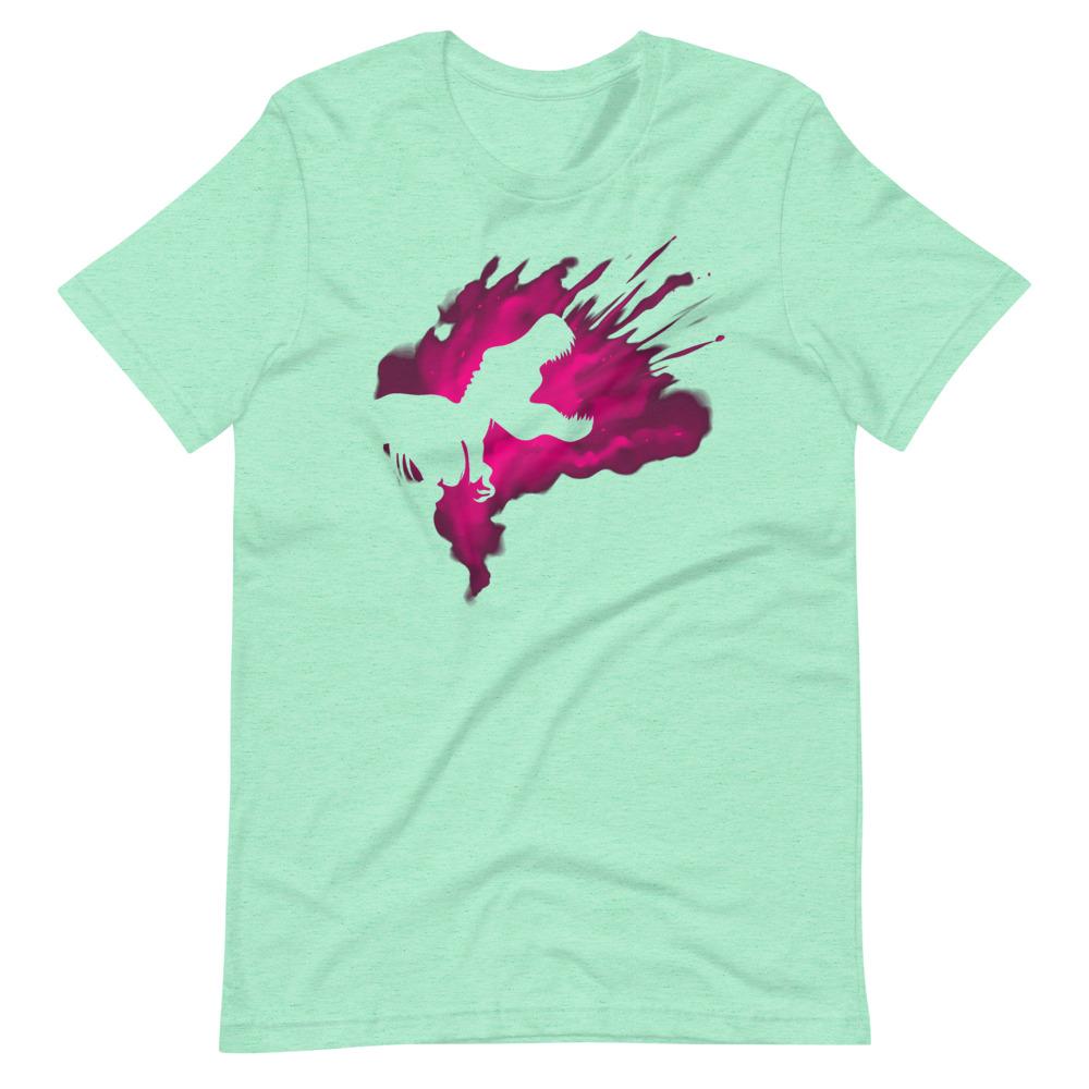 Light Green Womens Dinosaur Shirt