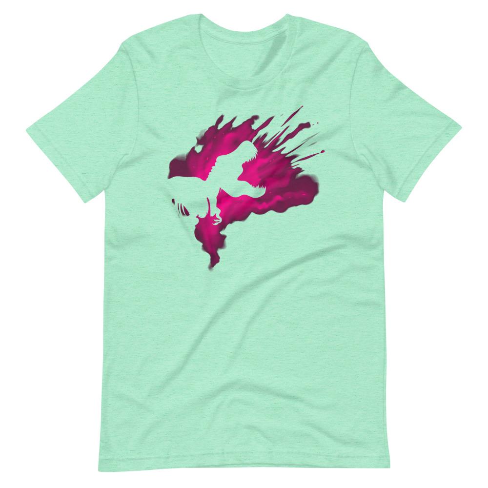 Light Green Womens Dinosaur Shirt