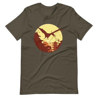 Olive Ninja Dinosaur T-Shirt