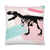 Dinosaur Throw Pillow - Pink Retro T-Rex