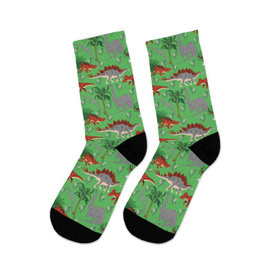 Green Dinosaur Socks For Men