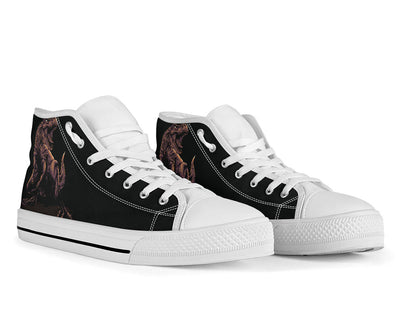 Angry Rex - Adult Dinosaur High Top Shoe