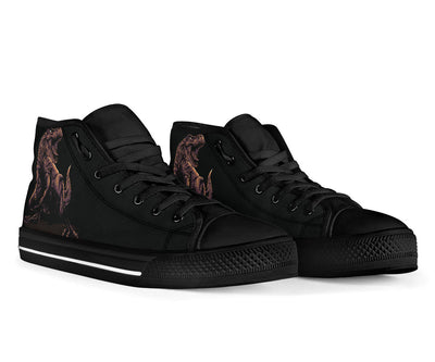 Angry Rex - Adult Dinosaur High Top Shoe