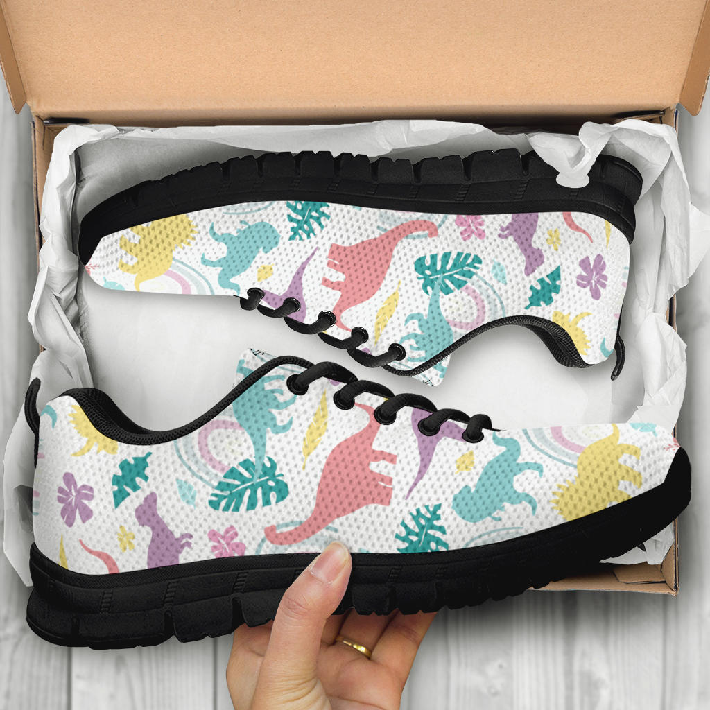 Pastel Dinosaurs - Kids Dinosaur Sneaker