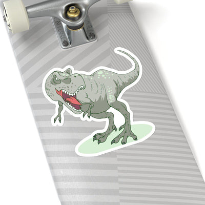 6x6 Skateboard Vinyl Dinosaur Sticker
