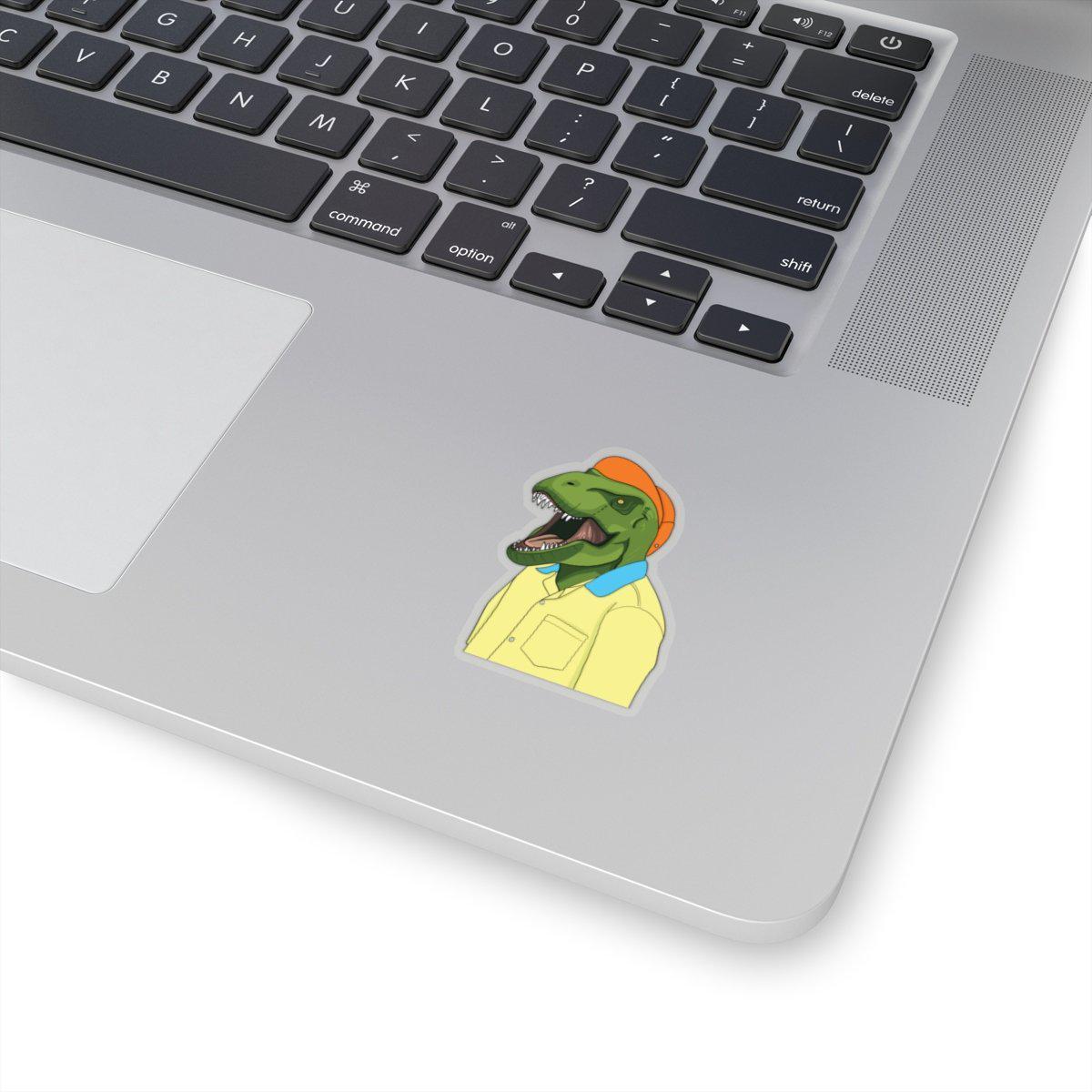 Hipster Dinosaur Sticker