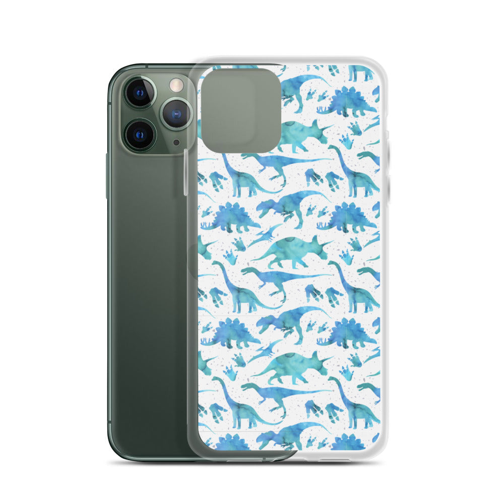 Watercolor Dinos - Dinosaur iPhone Case