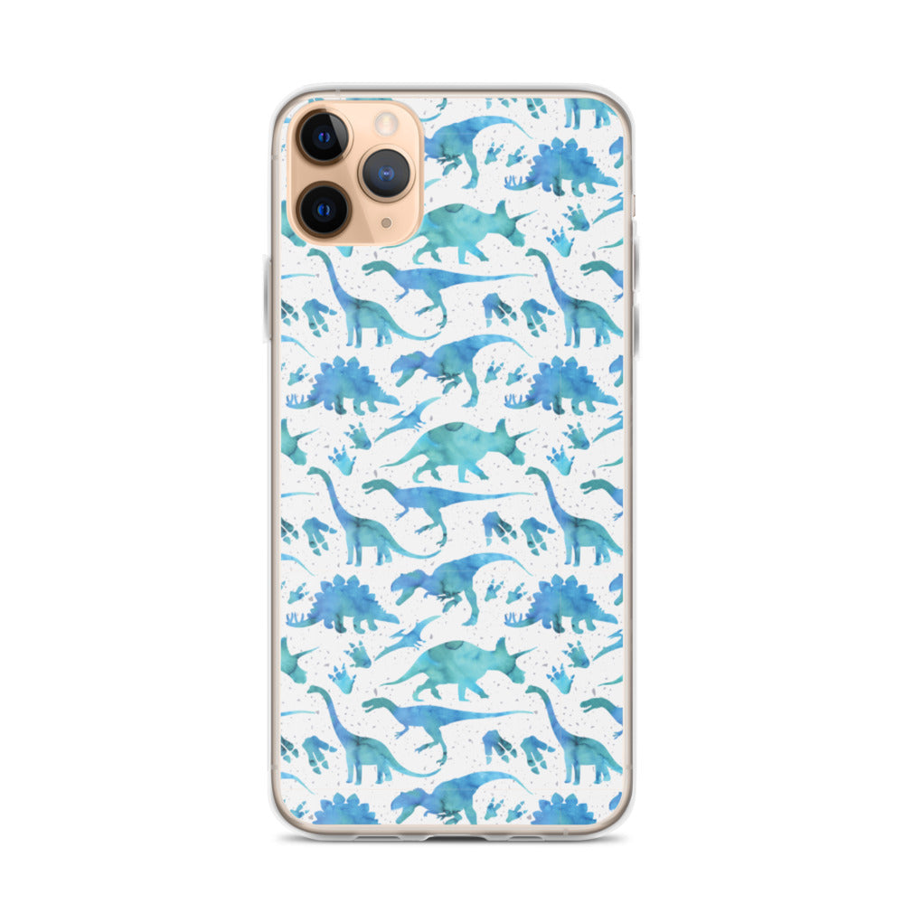 Watercolor Dinos - Dinosaur iPhone Case