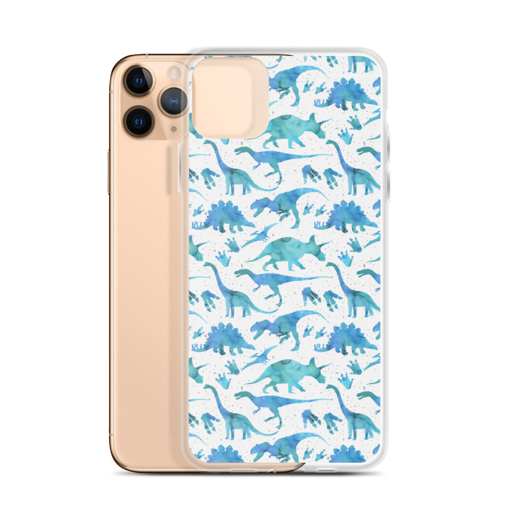 Watercolor Dinos - Dinosaur iPhone Case