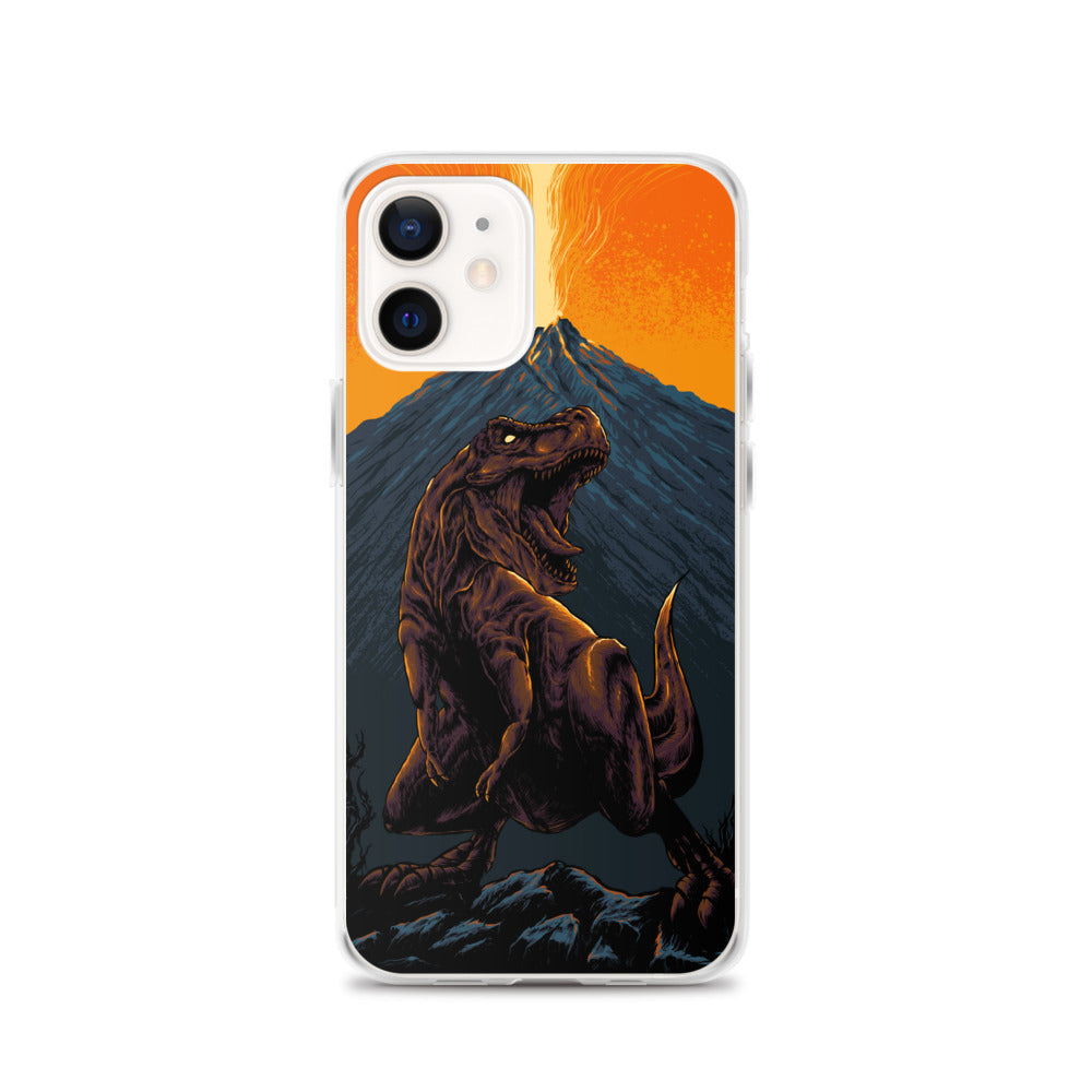 Volcanic T-Rex - Dinosaur iPhone Case